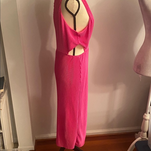 Sash &  soul size large plisse one shoulder dress NWT - Picture 5 of 10